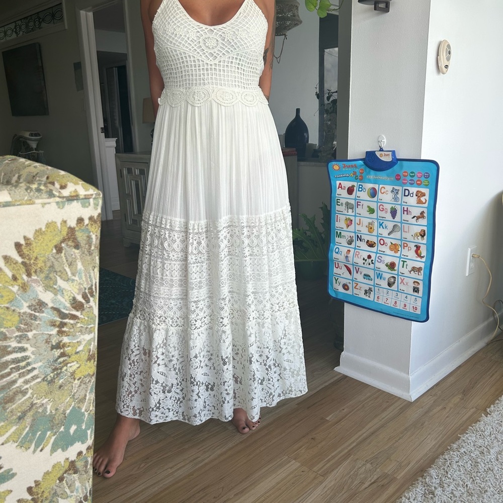 Tempo Paris Cream Lace Top